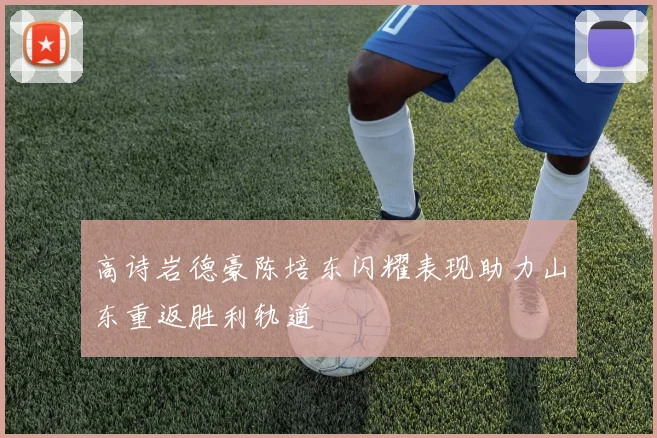 高诗岩德豪陈培东闪耀表现助力山东重返胜利轨道